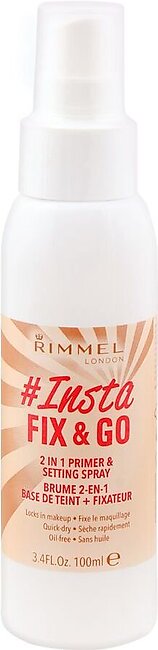 Rimmel Insta Fix & Go 2-In-1 Primer & Setting Spray, 100ml