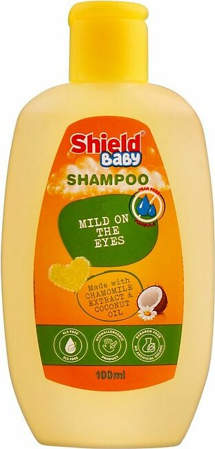 Shield Baby Chamomile Extract & Coconut Oil Shampoo, Mild On The Eyes, 100ml