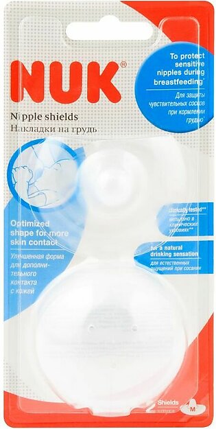 Nuk Nipple Shields, Medium, 2-Pack, 10721312