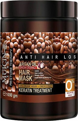 Muicin keratin Treatment Argan Oil Onion Extract Anti Hair Loss Hair Mask, 1000g