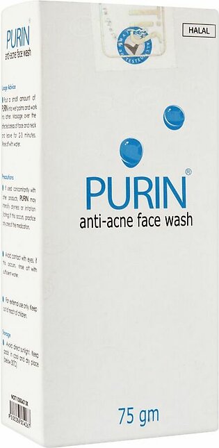 Purin Anti-Acne Face Wash, 75g