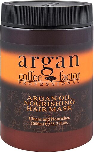 Coffee Factor Professional Argan Oil Nourishing Hair Mask, 1000ml