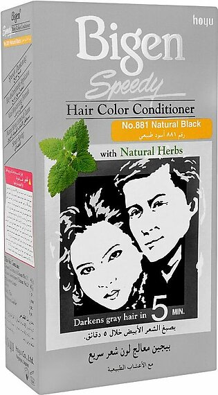 Bigen Speedy Hair Color Conditioner, Natural Black 881