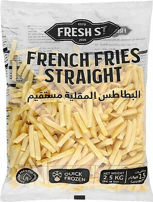 Fresh Street French Fries, Straight, 9x9mm, 2.5Kg