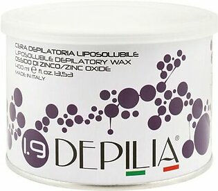 Depilia Zinc Oxide 1.9 Liposoluble Depilatory Wax, 400ml