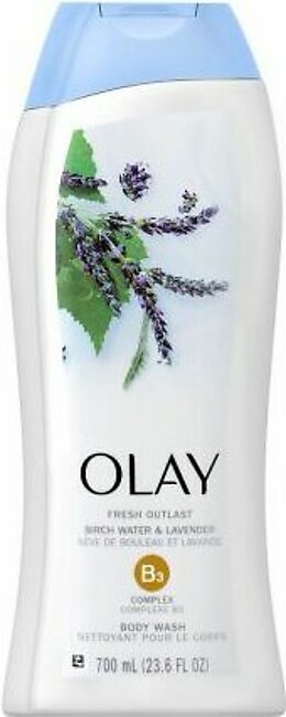 Olay Fresh Outlast Birch Water & Lavender B3 Complex Body Wash, 700ml