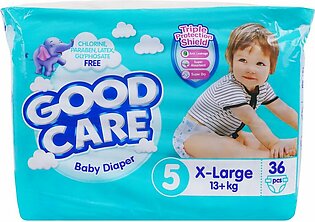 Good Care Baby Diaper, 5, X-Large, 13+ kg, 36-Pack