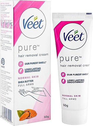 Veet Pure Shea Butter Normal Skin Hair Removal Cream, 50g