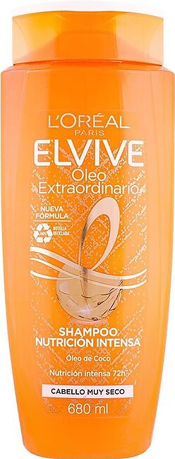 L'Oreal Paris Elvive Extraordinary Oil Very Dry Hair Intense Nutrition Shampoo, 680ml