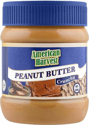 American Harvest Peanut Butter Crunchy, 340g