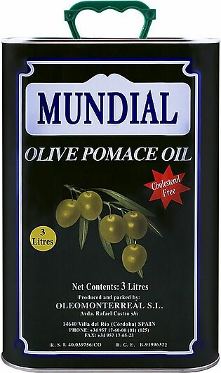 Mundial Olive Pomace Oil 3 Litres