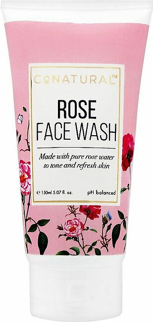 CoNatural Rose Face Wash, 150ml