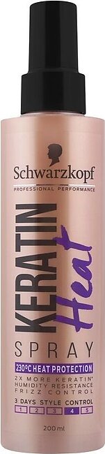 Schwarzkopf Keratin Heat Hair Spray, 200ml