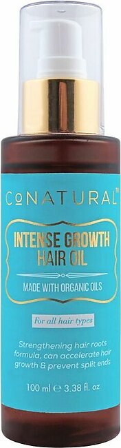 CoNatural Intense Growth Hair Oil, For All Hair Types, 100ml