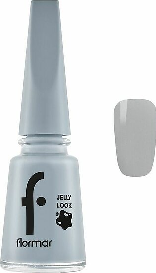 Flormar Jelly Look Nail Enamel, JL24 Light Grey, 11ml