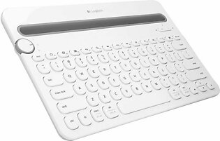 Logitech Bluetooth Multi-Device Keyboard, White, K480