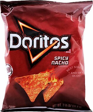 Doritos Spicy Nacho Tortilla Chips (Imported), 31.8g/1.25oz