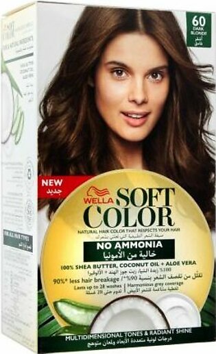 Wella Soft Color No Ammonia Hair Color, 60 Dark Blonde