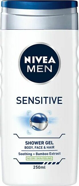 Nivea Men Sensitive Shower Gel, 250ml