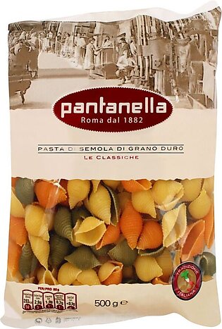 Pantanella Tricolor Conchiglie Pasta, 500g