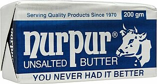 Nurpur Butter, Unsalted, 200g