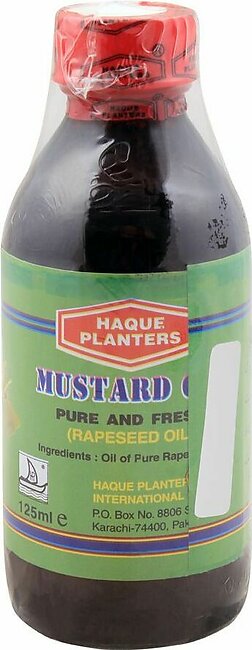Haque Planters Mustard Oil, 125ml