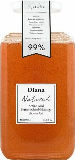 Diana Natural Amino Acid Micromatic Perfume Scrub Massage Shower Gel, 800ml