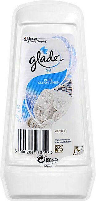 Glade Gel Air Freshener, Pure Clean Linen, 150g