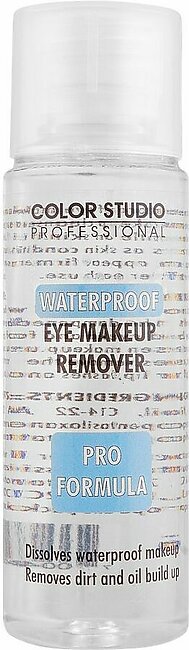 Color Studio Waterproof Eye Makeup Remover, Pro Formula