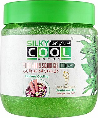 Silky Cool Extra Foot & Body Scrub Gel, Mintol, 500ml