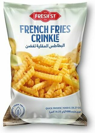 Fresh Street French Fries, Crinkle, 1000g