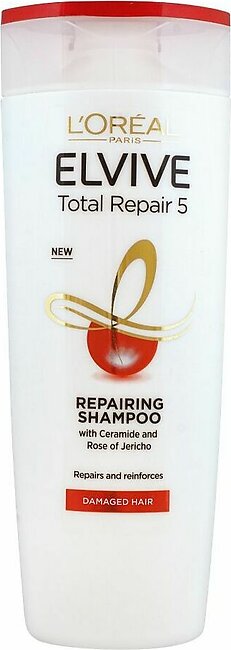 L'Oreal Paris Elvive Total Repair 5 Repairing Shampoo, 360ml