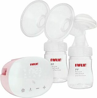 Farlin Ele-Dual Electric Breast Pump + Milk Storage Bottle, 4-Pack, AA-12018