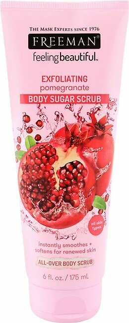 Freeman Exfoliating Pomegranate Sugar Body Scrub 175ml