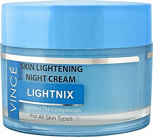 Vince Lightnix Skin Lightening Night Cream, All Skin Types, 50ml