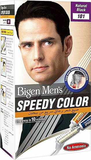 Bigen Men's Speedy Hair Color, Natural Black 101
