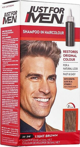 Just For Men Shampoo-In Hair Colour, H-25 Light Brown