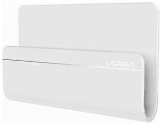 UGreen Adhesive Wall Mount Cell Phone Charging Holder, White, 30394