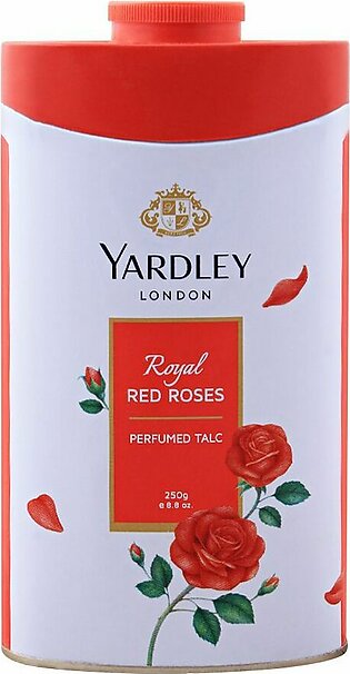 Yardley Royal Red Roses Perfumed Talcum Powder, 250g