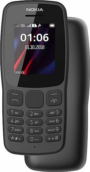 Nokia 106 Dual Sim Mobile Phone, Grey