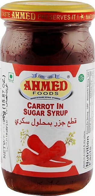 Ahmed Carrot In Sugar Syrup 450gm