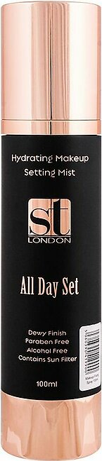 ST London London All Day Set Hydrating Makeup Setting Mist, Makeup Fixing Spray, 100ml