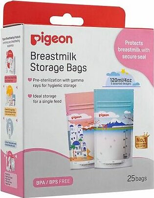 Pigeon Breast Milk Storage Bags, 25-Pack, A79320