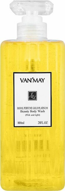 Van'May Royal Perfume Gold Platinum Pink And Tight Beauty Body Wash, 800ml