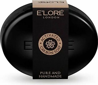 E'Lore Activated Charcoal Pure Natural Soap, 90g