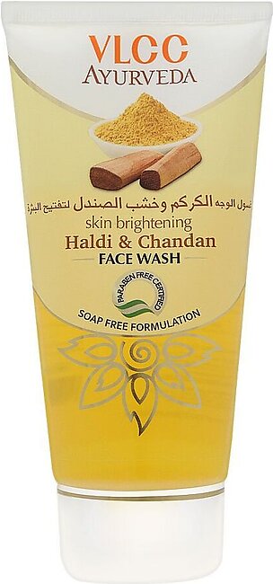 VLCC Ayurveda Skin Brightening Haldi & Chandan Face Wash, 150ml