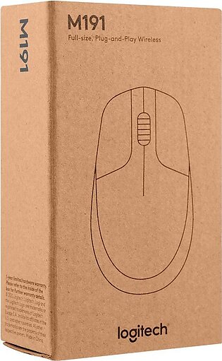 Logitech Wireless Mouse, Grey, M191, 910-005927