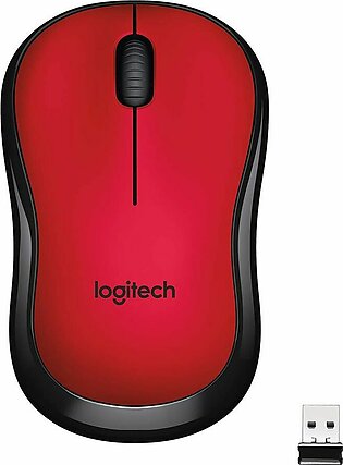 Logitech Wireless Mouse, Red, M-221, 910-004884