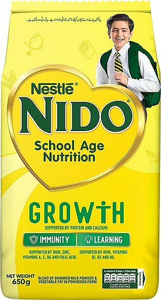 Nestle Nido Fortigrow, 650g, Pouch