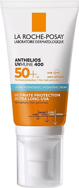 La Roche-Posay Anthelios Uvmune 400 SPF-50+ Hydrating Cream, 50ml